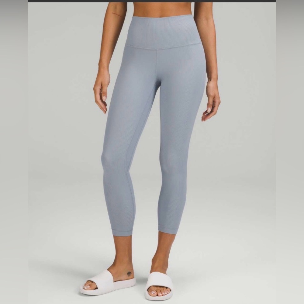 Lululemon Align Ribbed High-Rise Pant 25" Chambray